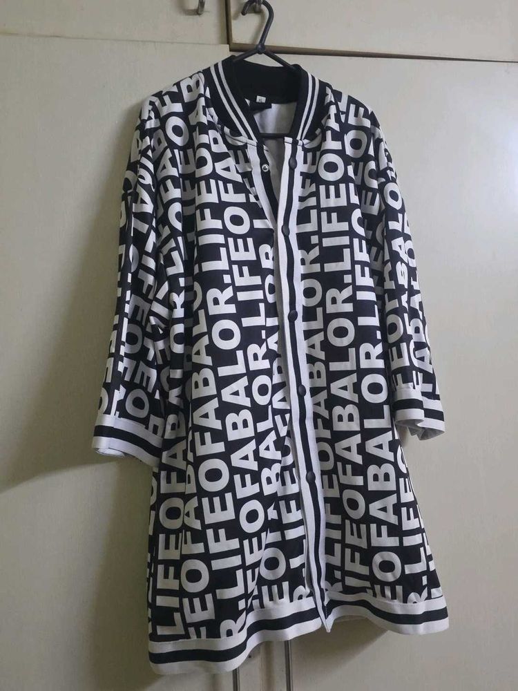Statement Graphic Print Jacket