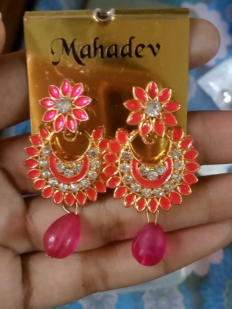 Elegant Floral Drop Earrings