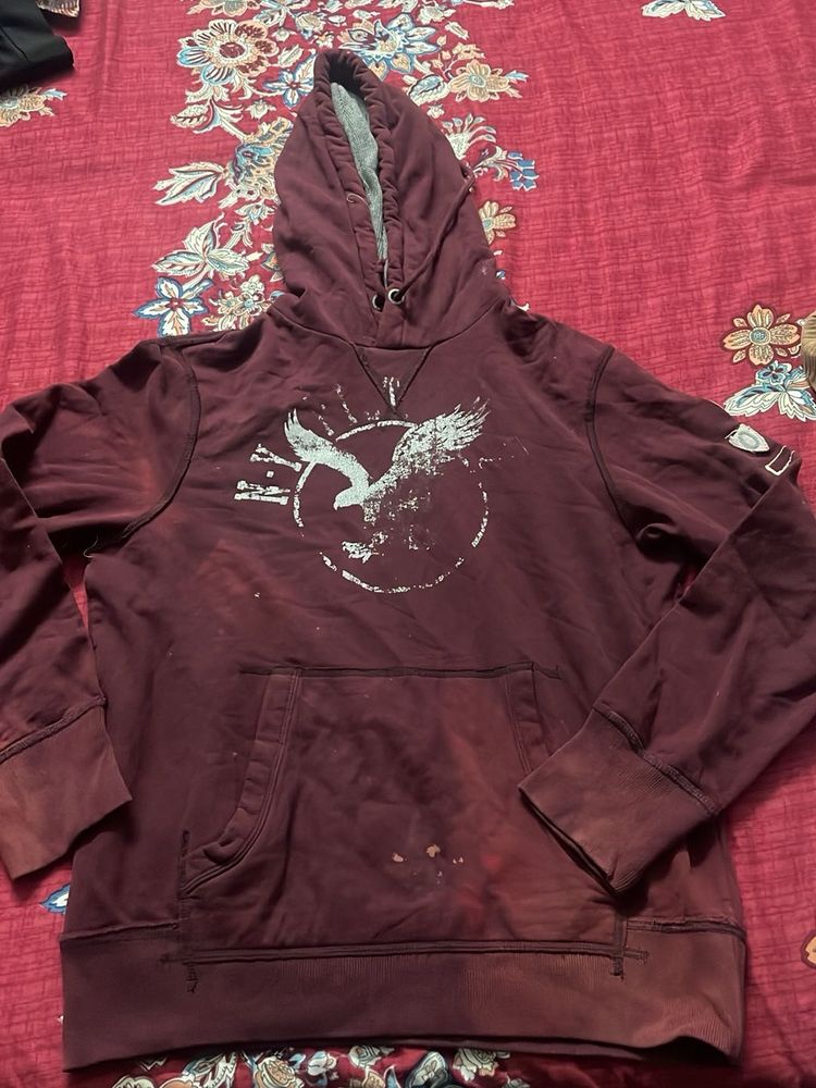 Burgundy Hoodie