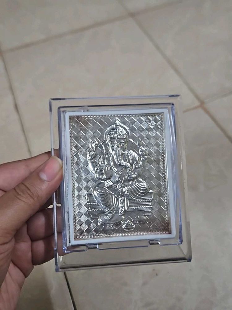 999 Pure Silver Ganesh Idol Standing