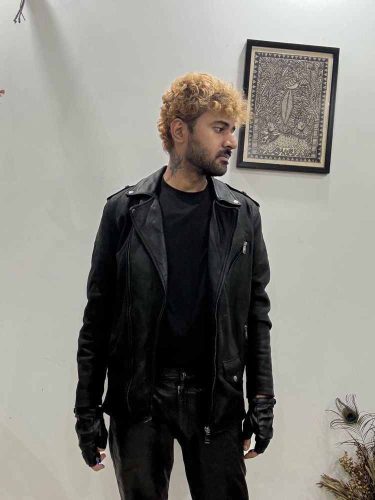 Heavyweight Biker Leather Jacket