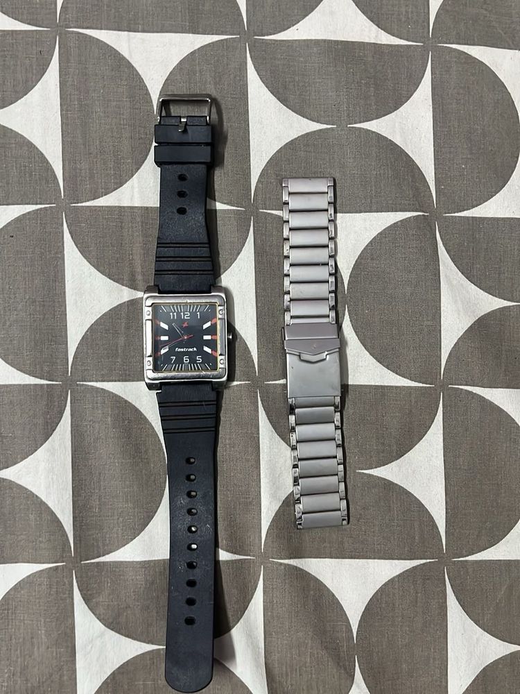 Fastrack Watch with Extra Strap