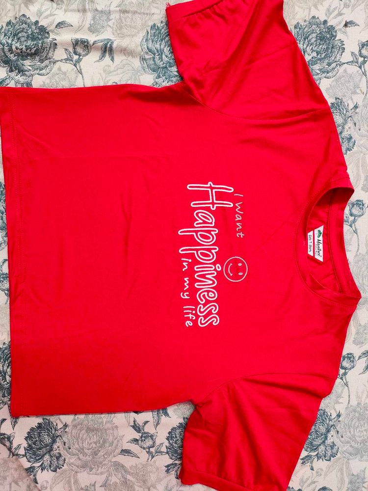 Red Happiness Graphic Tee