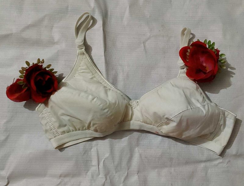 Comfortable White Bra