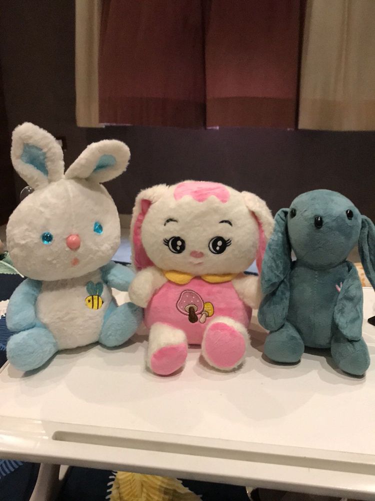 Bunny Plushie Set
