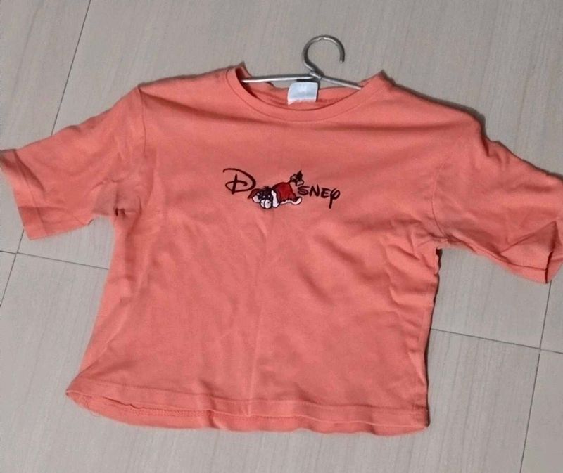 Disney Graphic Crop Top | Size S/M