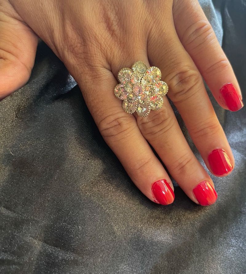 Statement Flower Cocktail Ring