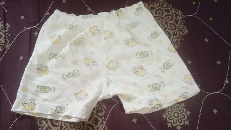 👶 Kids Printed Shorts (0–1 Year)