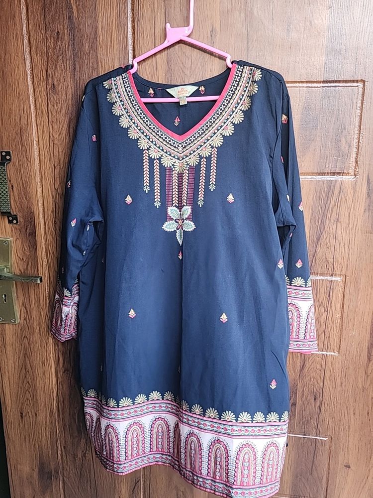 Black Printed Kurti