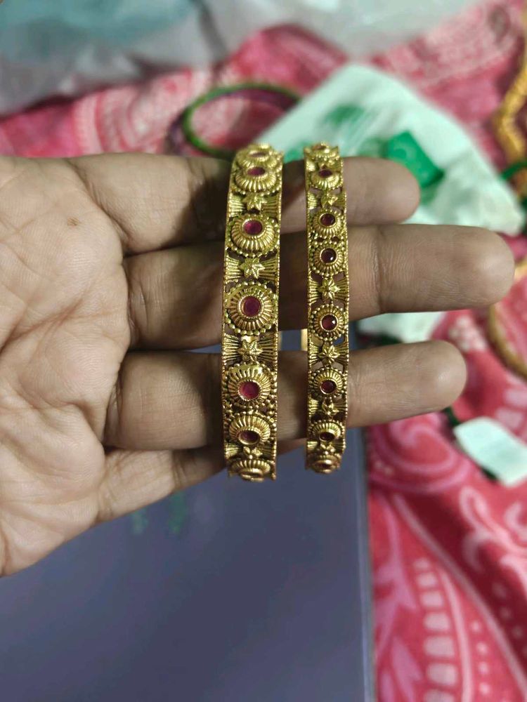Gold-Plated Bangles
