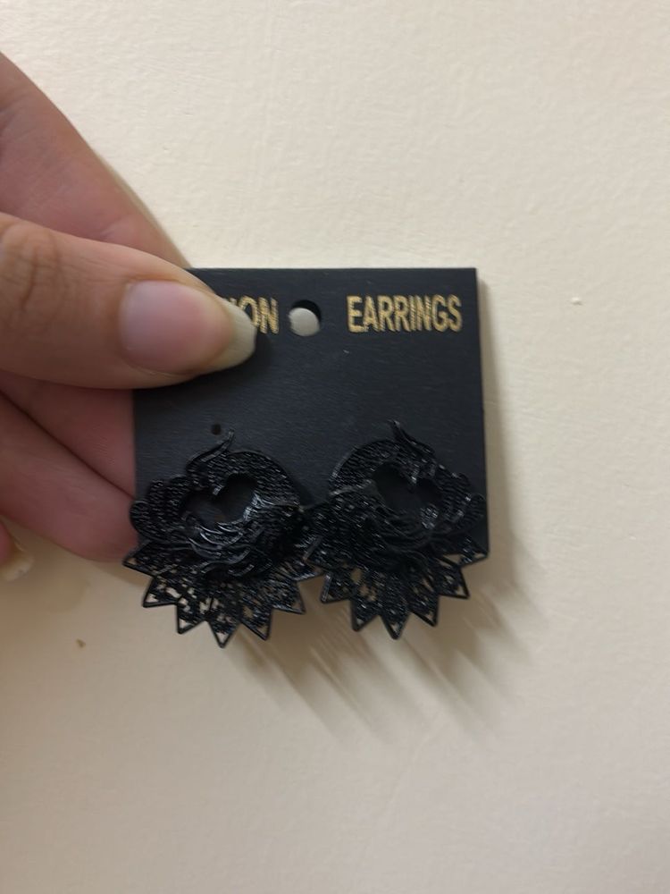 Black Fashion Earrings