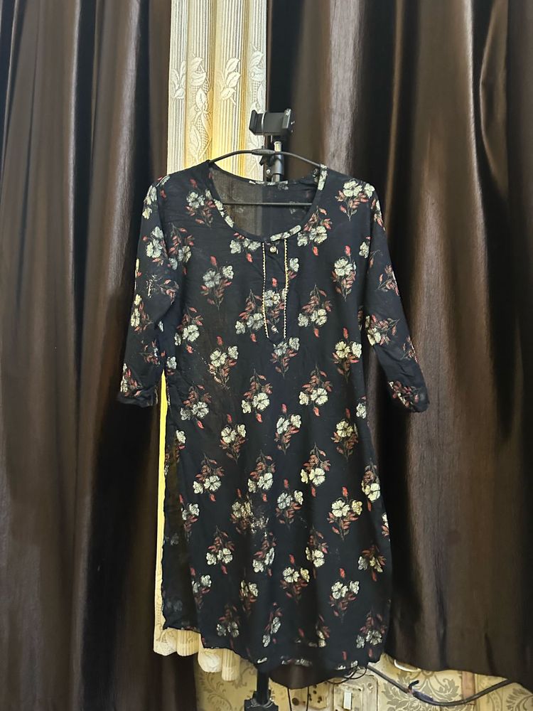 Floral Print Kurta
