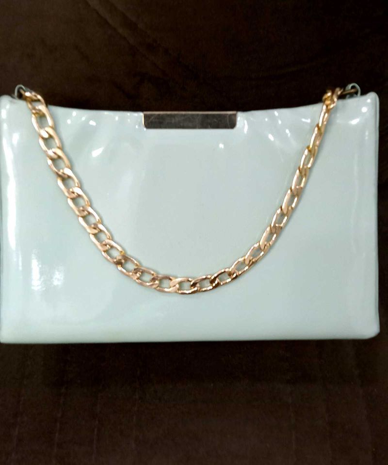 Elegant Sea Green Clutch/Sling Bag/HandBag