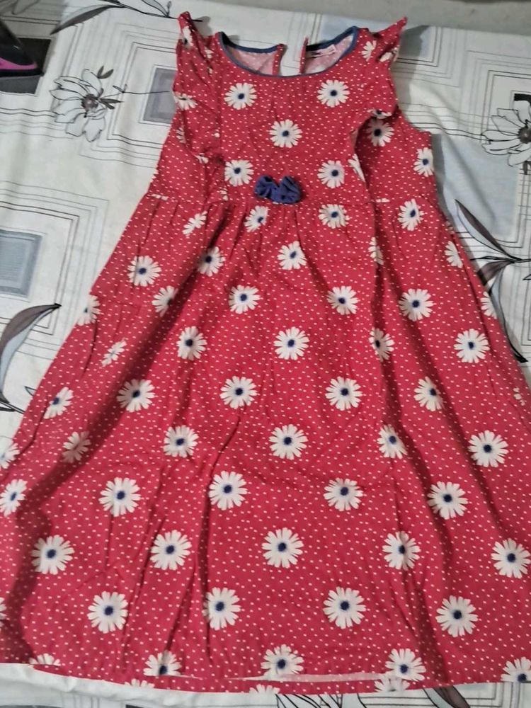 Cute Floral Girls Dress