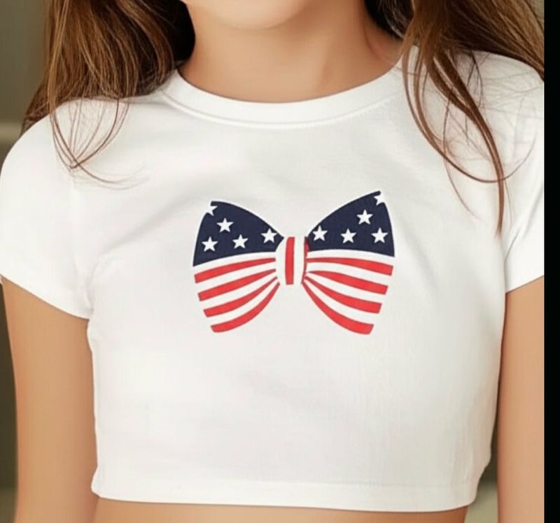 Bow Crop Top Xs/S