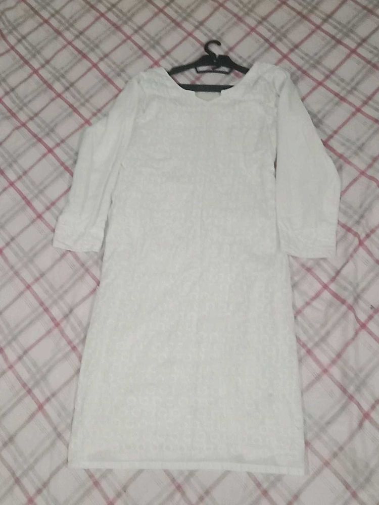 White Tunic Dress - Lightweight &amp; Versatile