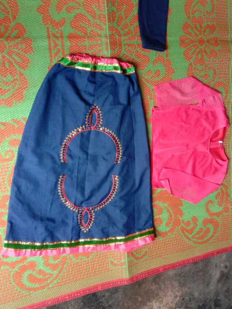 Blue Lehenga Choli Set