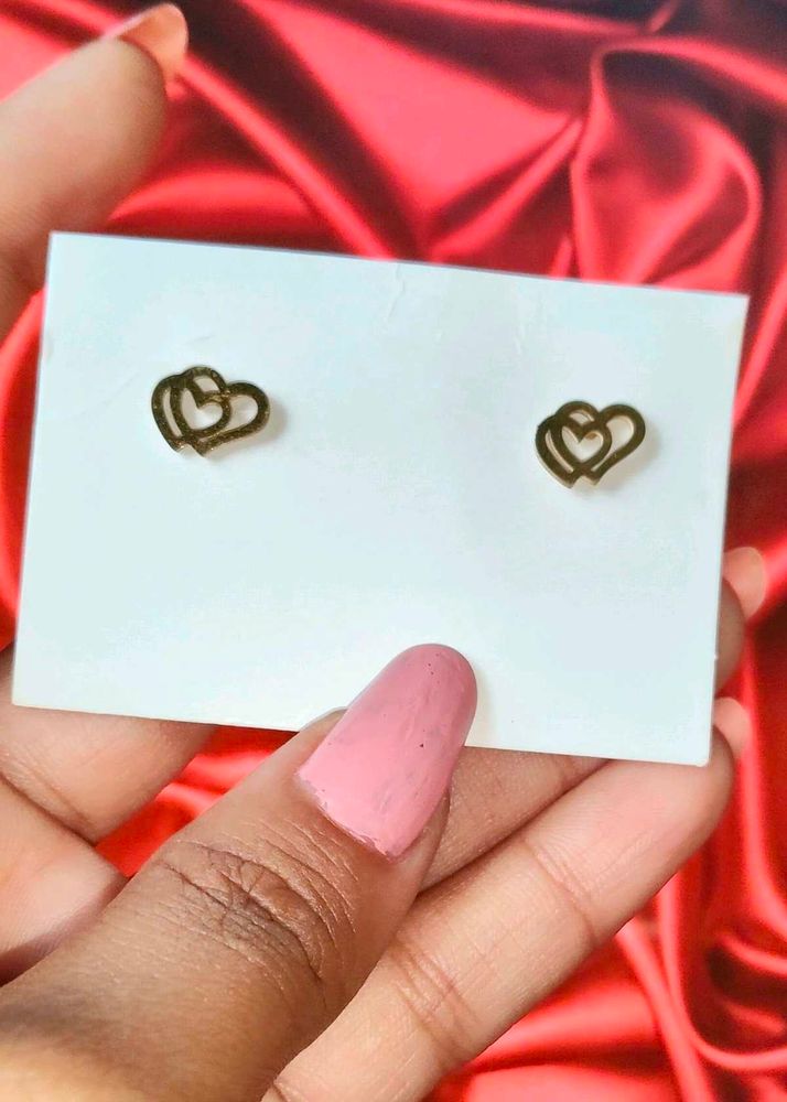Heart Stud Earrings