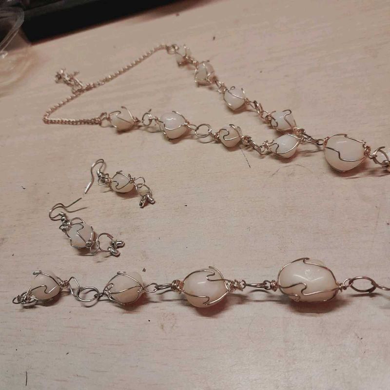 Quartz Drop Earrings