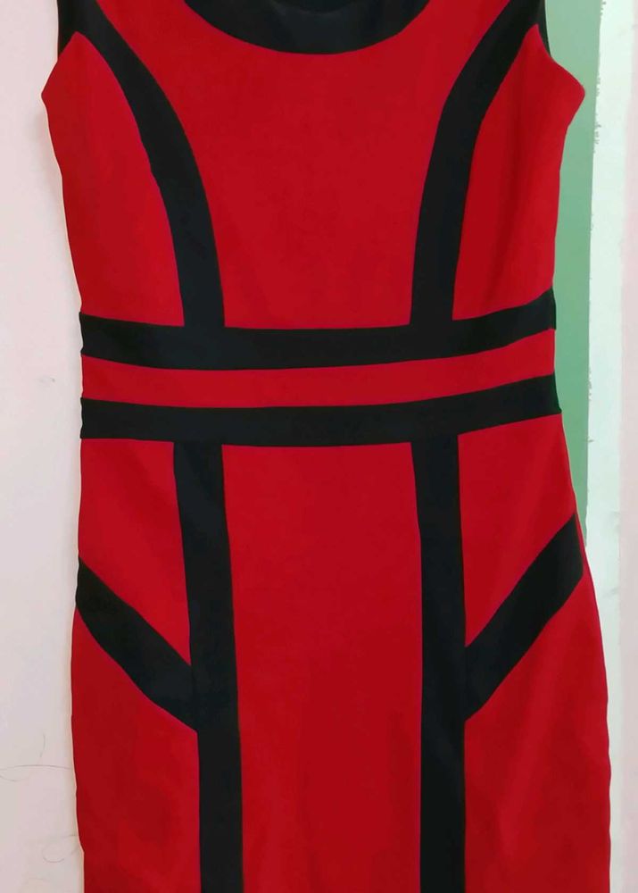 Red &amp; Black Dress