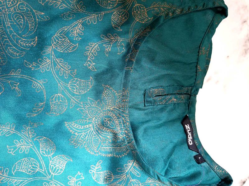 Green Ethnic Top
