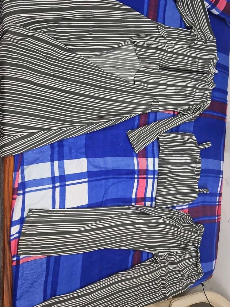 Striped Three-Piece Set