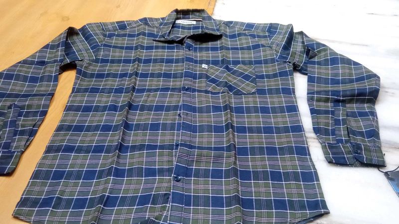Plaid Flannel Shirt For Men