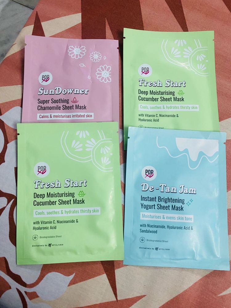 Fresh Start Sheet Mask 💚🩷