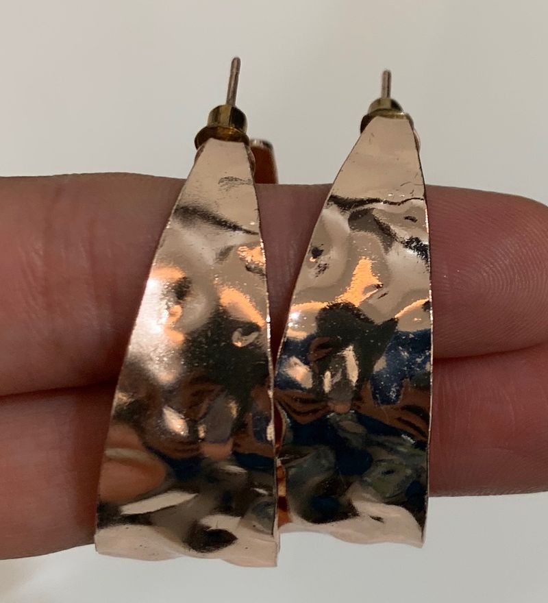 Rose Gold Hoop Earrings