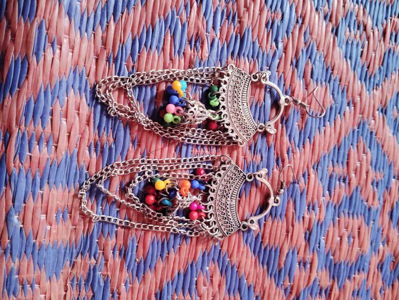 Boho Silver Earrings