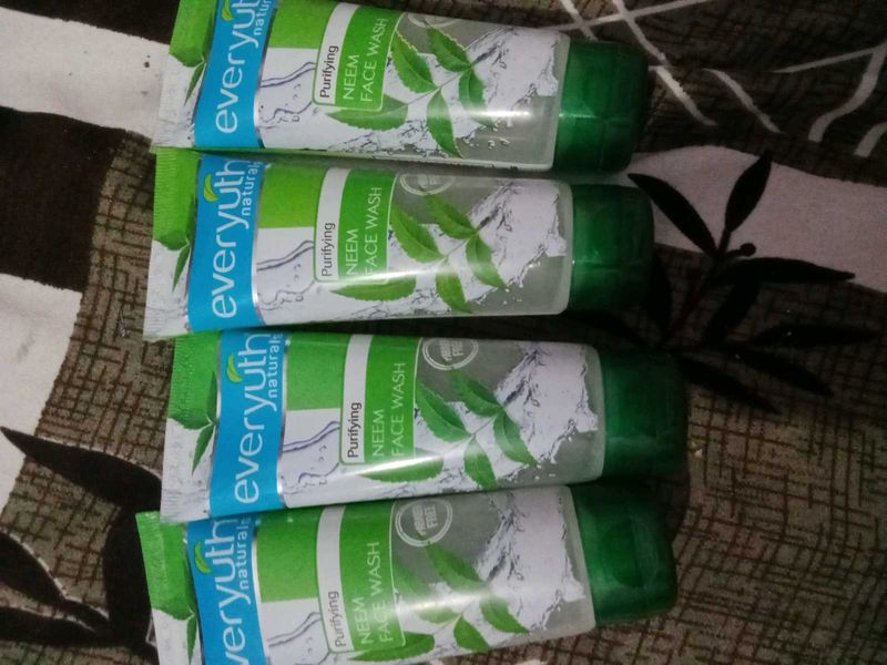 Everyuth Neem Face Wash Pack 4 Pecise