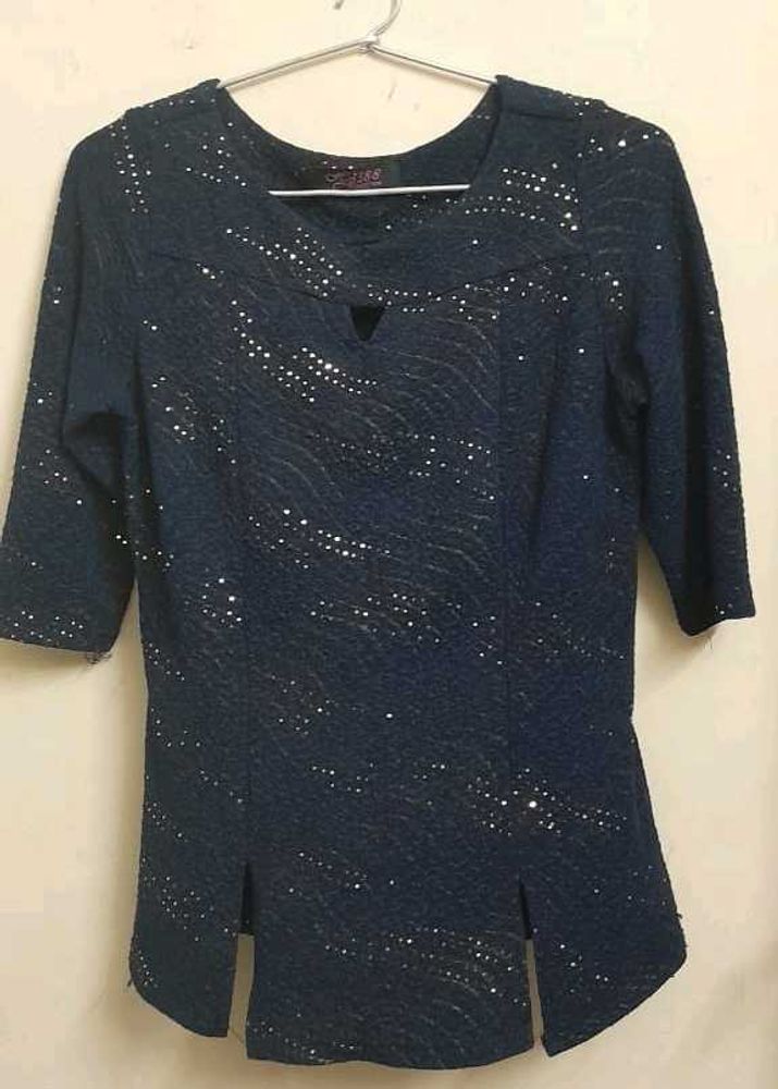 Sparkly Blue Top