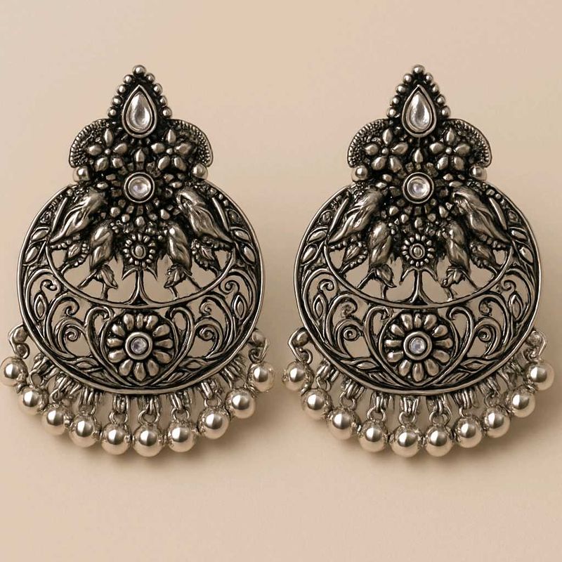 Silver Plated Jhumka