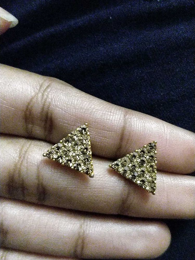Triangle Stud Earrings