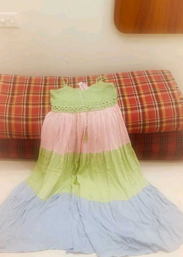 Tiered Pastel Dress