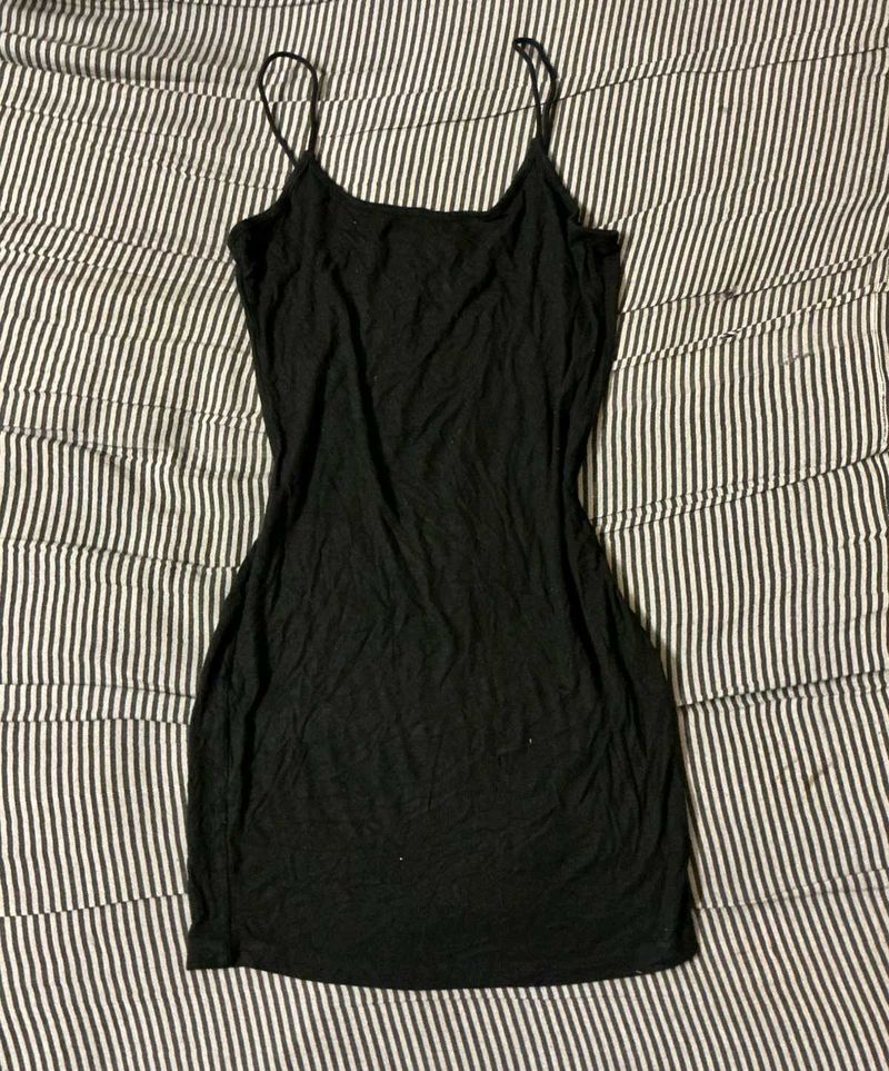 Black Bodycon Mini Dress