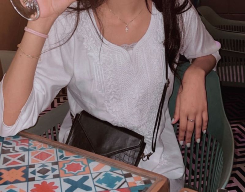 White Kurta S-M