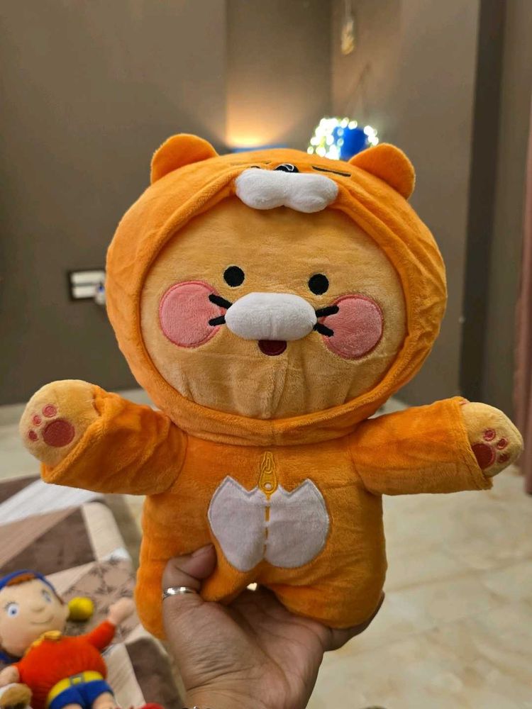 Adorable Orange Bear Plushie