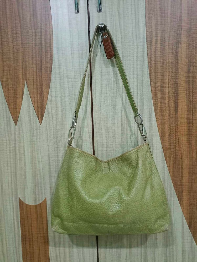 Imported Reversible stylish Green Handbag
