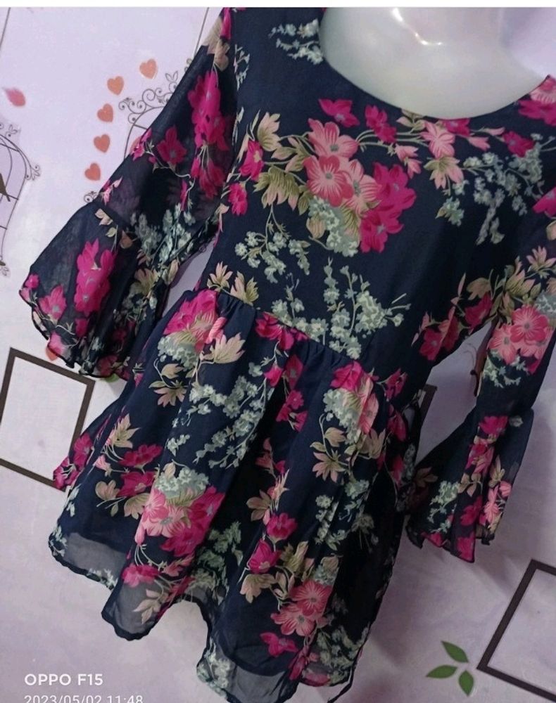 Price Drop Printed Top