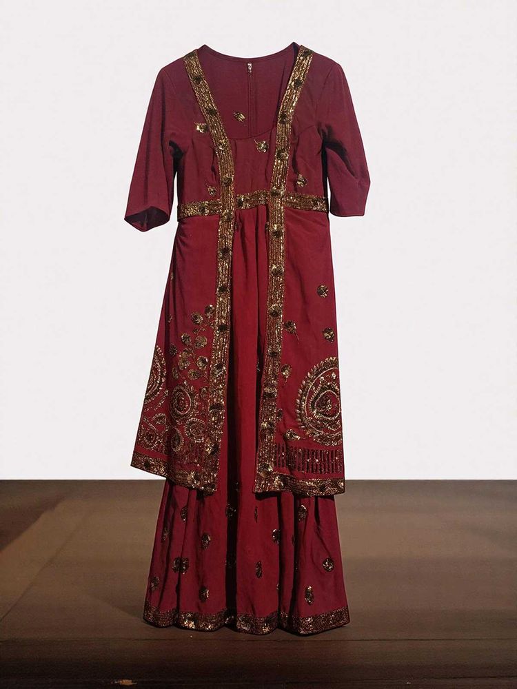 Elegant Maroon Kurta Set