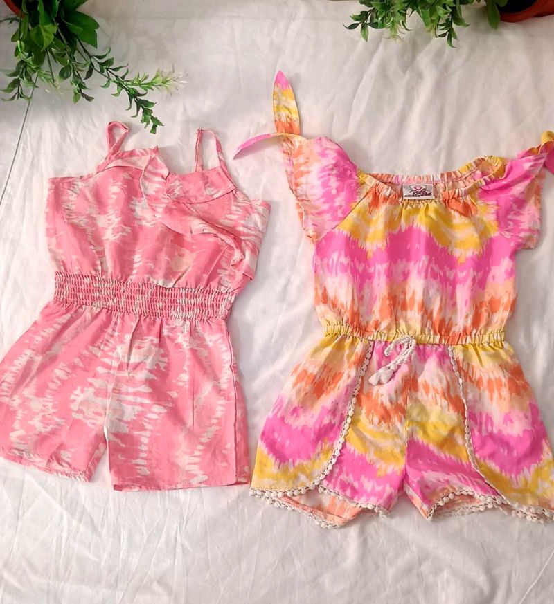 Tie Dye Romper Bundle