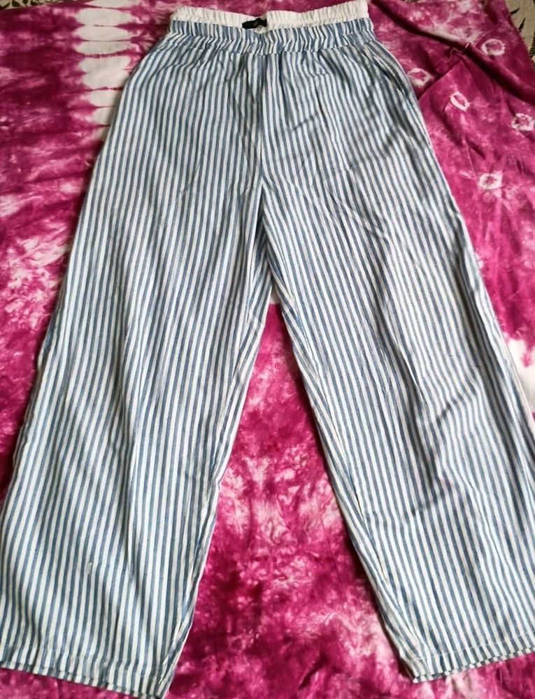 Striped Wide Leg Pants