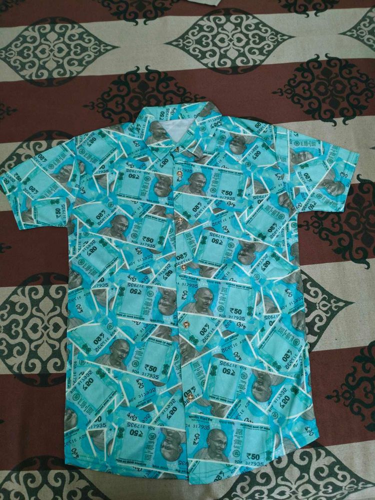 Unique Graphic Print Shirt