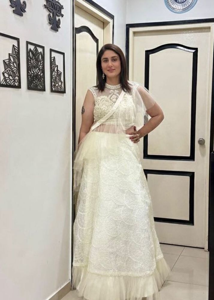 Elegant White Lehenga Choli Set