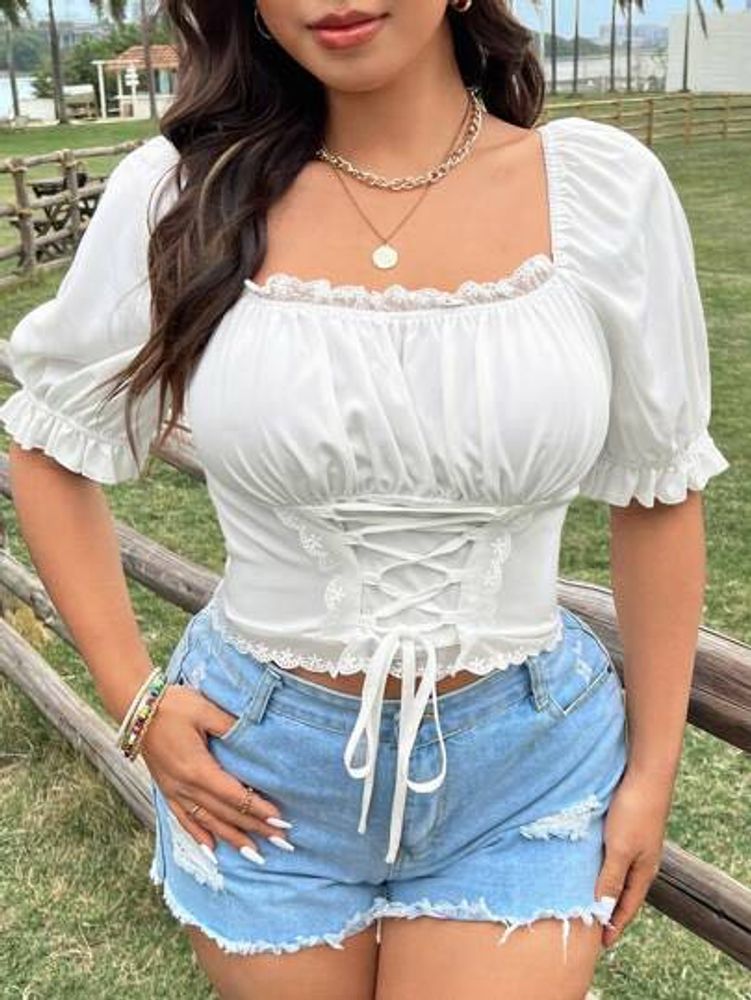 Y2k Vintage Pintresty Off Shoulder Top