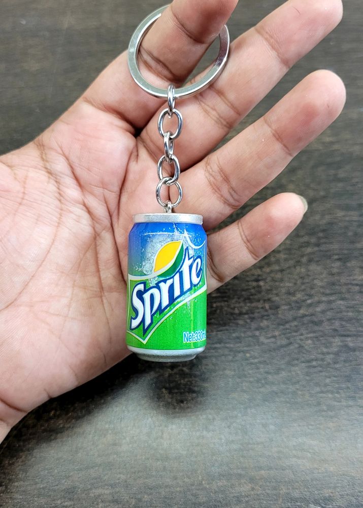 Sprite Miniature Colddrink Can Keychain