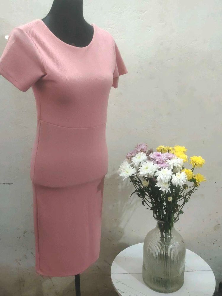 Pink Sheath Dress