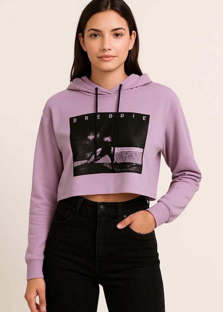 CASUAL HOODIE STYLE CROP TOP FOR WOMEN AND GIRLS