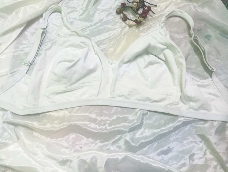 Comfortable White Bra